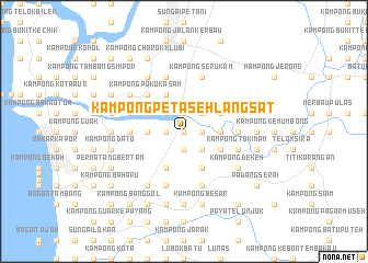 map of Kampong Petaseh Langsat