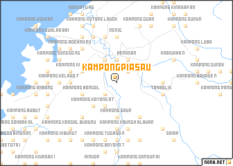 map of Kampong Piasau