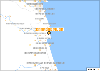 map of Kampong Pilor