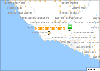 map of Kampong Pinang