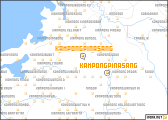 map of Kampong Pinasang