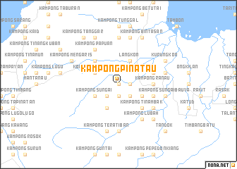 map of Kampong Pinatau