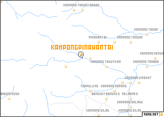 map of Kampong Pinawantai