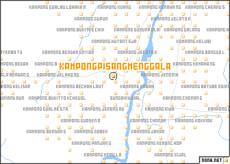 map of Kampong Pisang Menggala