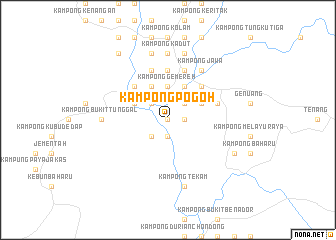 map of Kampong Pogoh