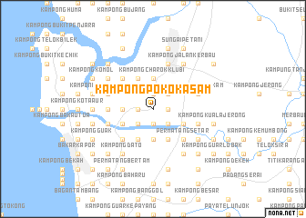map of Kampong Pokok Asam