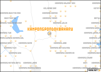 map of Kampong Pondok Baharu