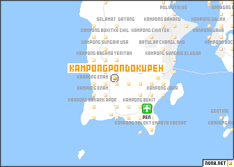 map of Kampong Pondok Upeh