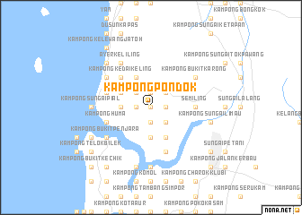 map of Kampong Pondok