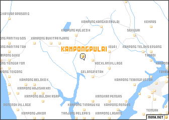 map of Kampong Pulai
