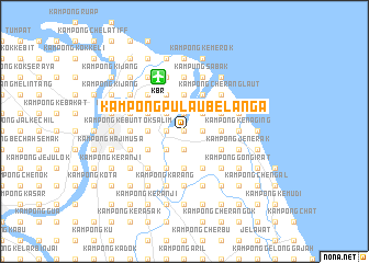 map of Kampong Pulau Belanga