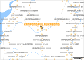 map of Kampong Pulau Kabong