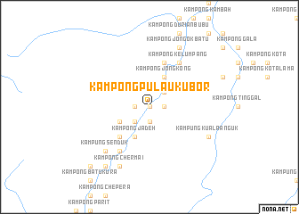 map of Kampong Pulau Kubor