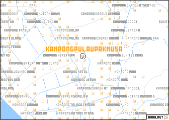 map of Kampong Pulau Pak Musa