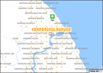 map of Kampong Pulau Ru Sa