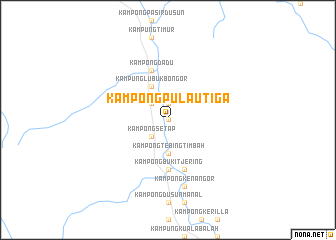 map of Kampong Pulau Tiga