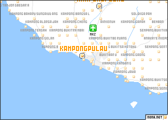 map of Kampong Pulau