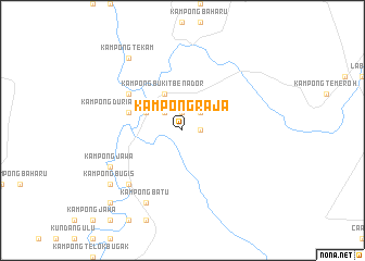 map of Kampong Raja