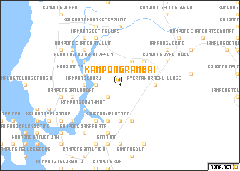 map of Kampong Rambai