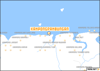 map of Kampong Rambungan