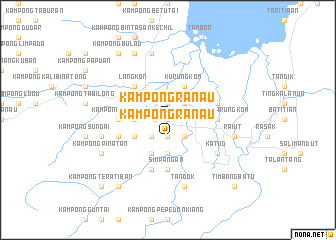 map of Kampong Ranau