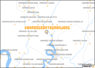 map of Kampong Rantau Panjang