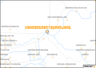 map of Kampong Rantau Panjang