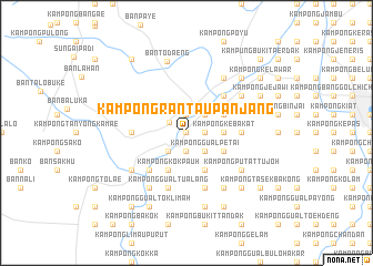 map of Kampong Rantau Panjang