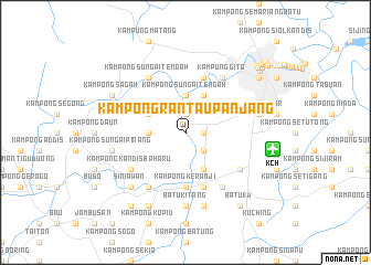 map of Kampong Rantau Panjang