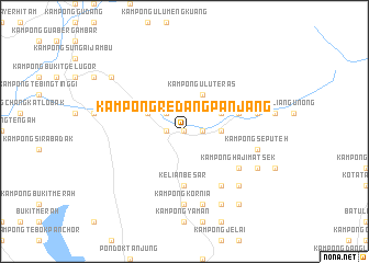 map of Kampong Redang Panjang