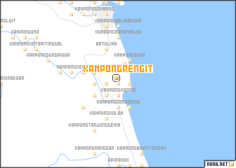 map of Kampong Rengit