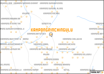 map of Kampong Rinching Ulu