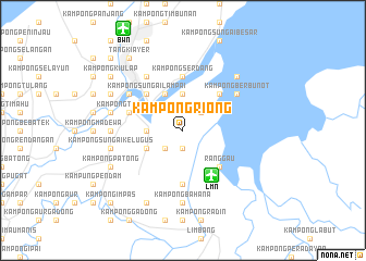 map of Kampong Riong