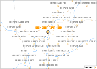 map of Kampong Rokam