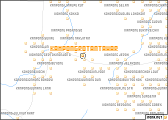 map of Kampong Rotan Tawar