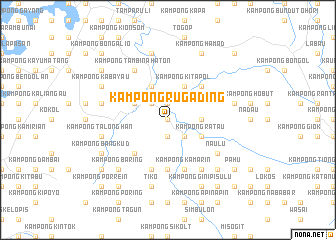 map of Kampong Rugading