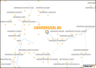 map of Kampong Salak