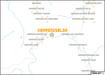 map of Kampong Salor