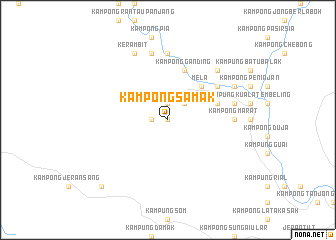map of Kampong Samak