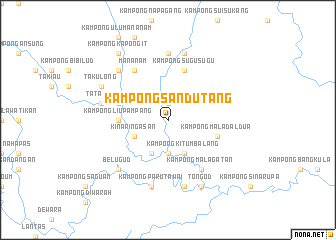 map of Kampong Sandutang