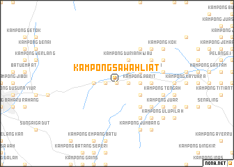 map of Kampong Sawah Liat