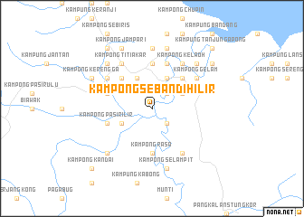 map of Kampong Sebandi Hilir