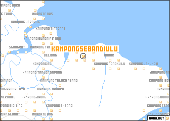 map of Kampong Sebandi Ulu