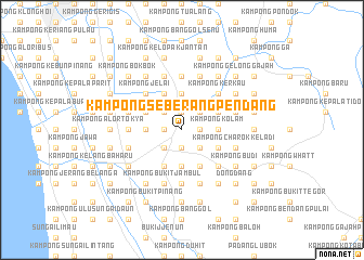 map of Kampong Seberang Pendang