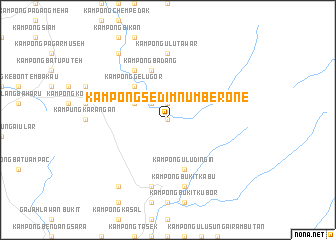 map of Kampong Sedim Number One