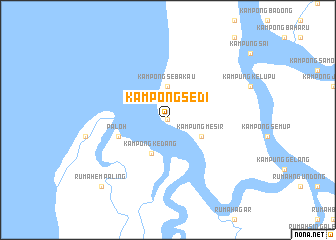 map of Kampong Sedi