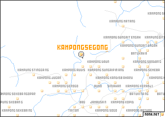 map of Kampong Segong