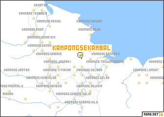 map of Kampong Sekambal