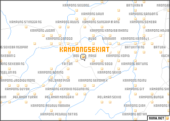 map of Kampong Sekiat