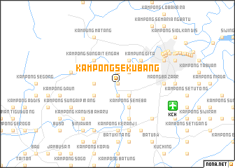 map of Kampong Sekubang